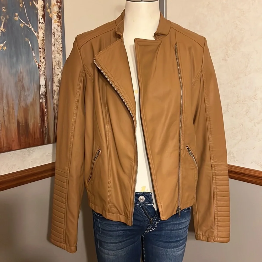 Metaphor Faux Leather Moto Jacket - Picture 8 of 10